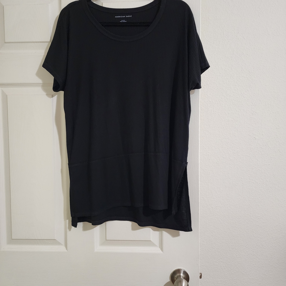 American Eagle Black Top Size M NWOT